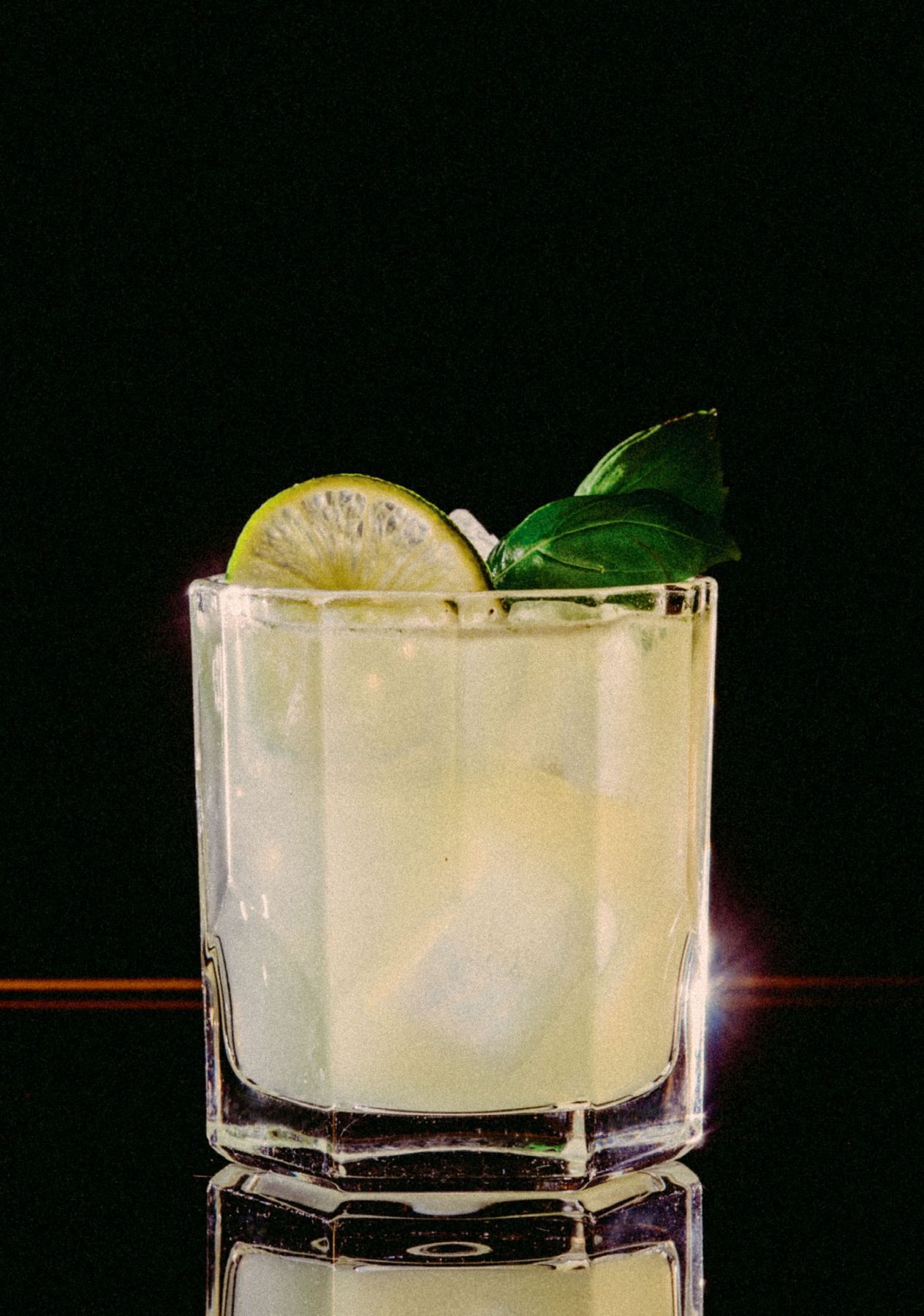 Basil Smash cocktail at Roberto American Bar Vienna
