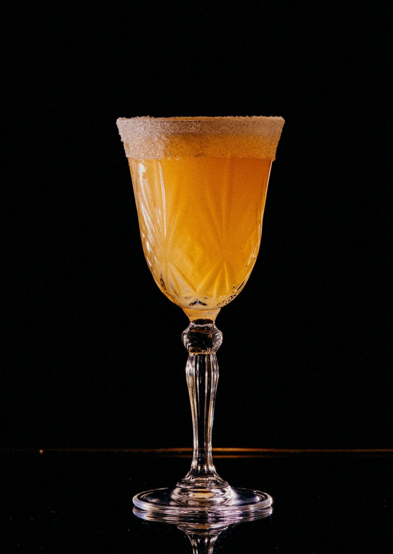 Brandy Crusta cocktail at Roberto American Bar Vienna